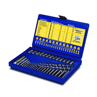 35-PC. SCREW EXTRACTOR/DRILL SET